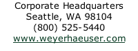 Corporate Headquarters Seattle, WA 98104 (800) 525-5440 www.weyerhaeuser.com